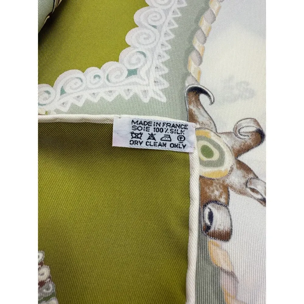 Hermes Paperoles Silk Scarf